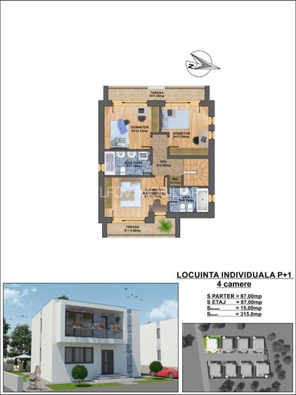 Otopeni | Casă individuală + teren 295 mp | 130.000€ - 4