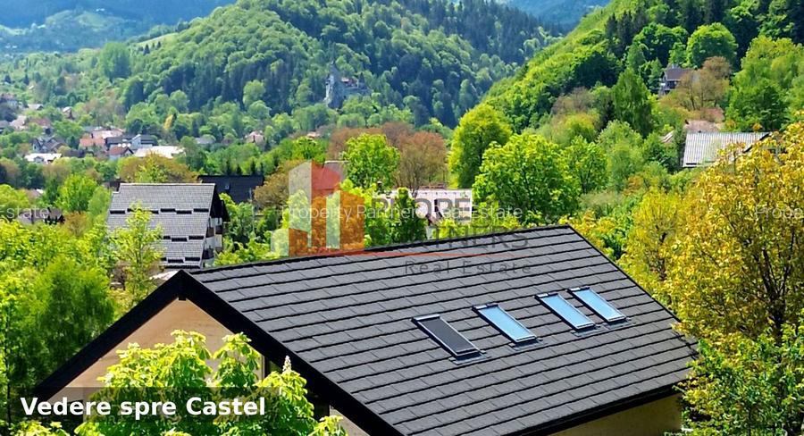 Teren intravilan 2.600 mp Predeluț Bran | Vedere Bucegi și Castelul Bran | Utili - 5