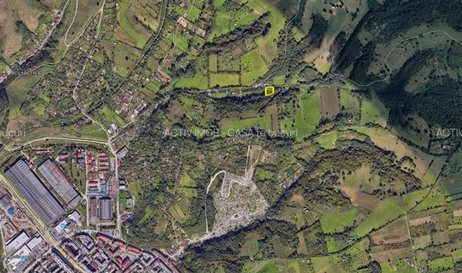 Resita, Teren Drept Intravilan, Langa Prau si Drum, 1308 Mp., 15 Euro Mp., Renk - 2