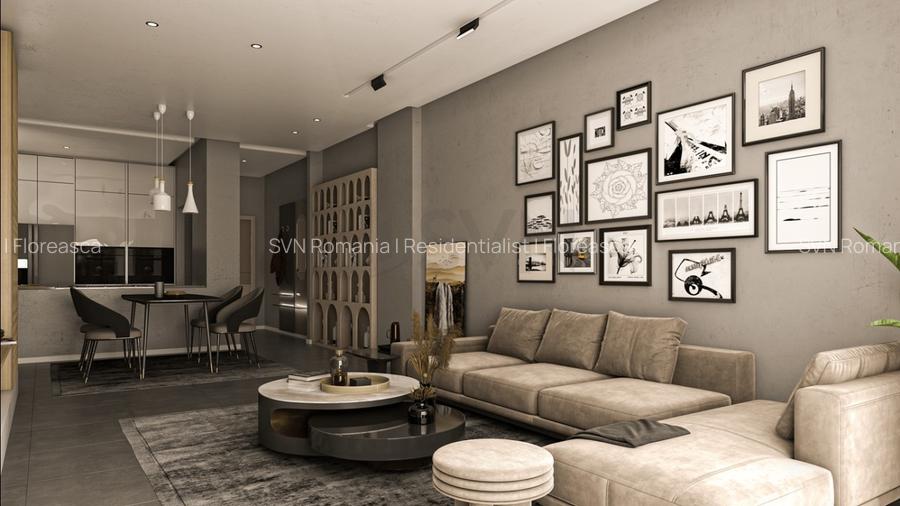 REA1026551 Apartament modern 2 camere cu gradina proprie I Zona Aviatiei - 2