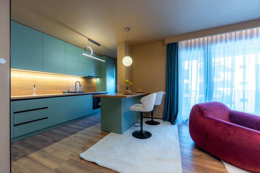 Apartament de 2 camere, Ultramodern, 58 mp, Terasa, Zona Intre Lacuri