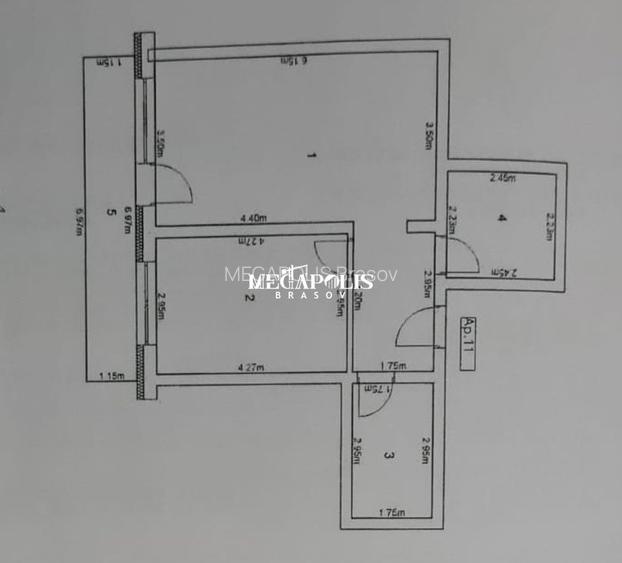 Apartament Nou Intabulat Sanpetru - 3
