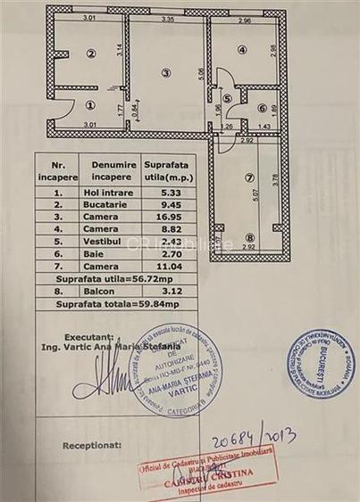Apartament 3 camere 1 Decembrie 1918 centrala proprie - 8