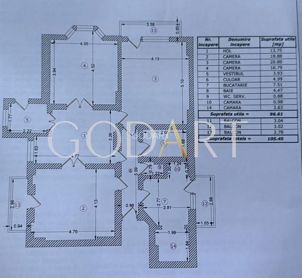 Apartament in vila interbelica | singur pe etaj - 25