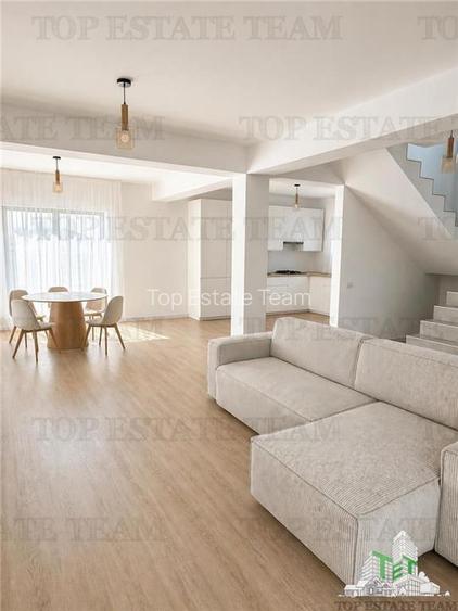Vila individuala pe stil Mediteranean mobilata si utilata, cu 4 camere, 3 bai, 2 - 7