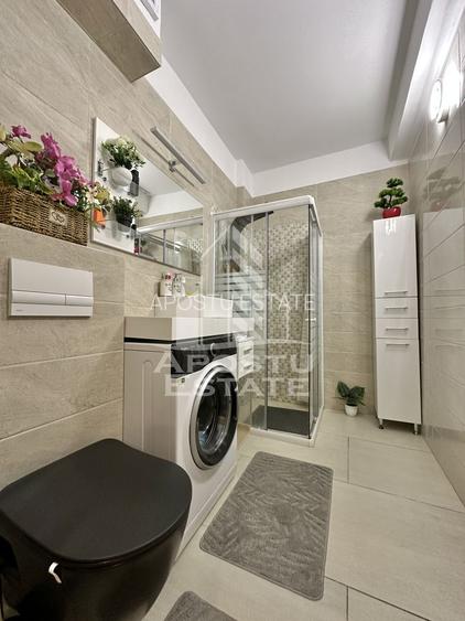 Apartament cu o camera mobilat si utilat la parter in Giroc la asfalt. - 12