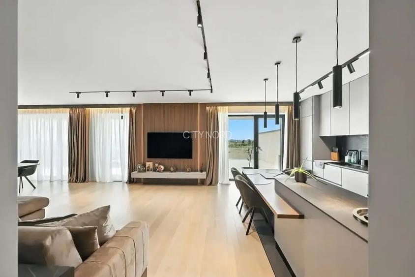 Penthouse 3 camere cu rooftop gata de mutat! 2 bai+dressing - 6