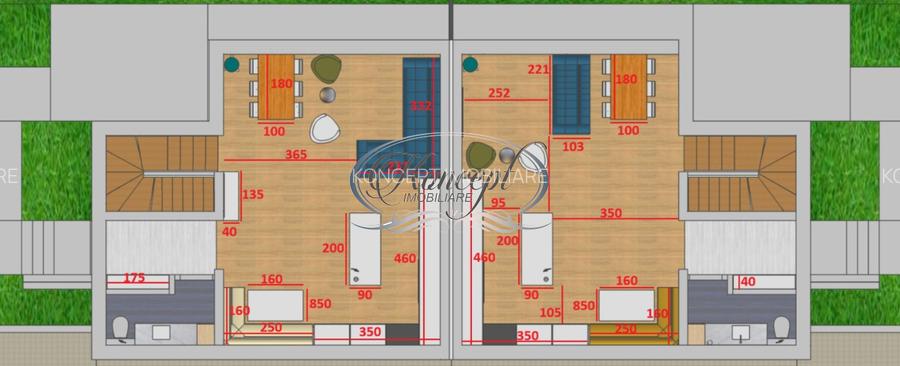 Duplex cu teren generos si panouri fotovoltaice in Dambul Rotund - 8