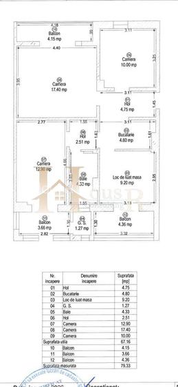 Bloc Izolat.Vedere 2 parti.Decomandat.Centrala proprie! - 13