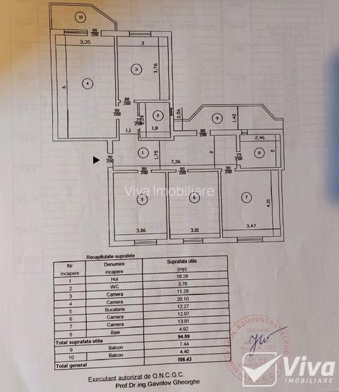 Rar in piata! Ap 4 CD, 2 bai, etaj 1, 110 mp – Esplanada Nicolina - 15