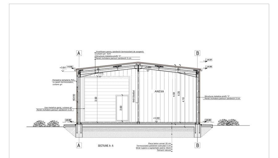 Hala industriala + teren 3000 mp | H 4.60 m | potential extindere  la 8000 mp - 30