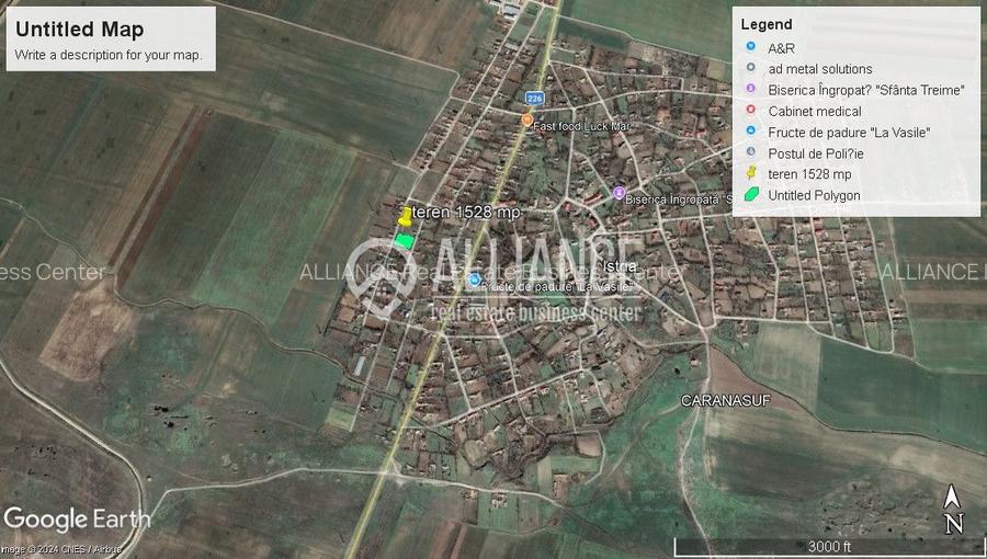 ISTRIA (COD04)-Teren intravilan 1528 mp-Constanta - 2