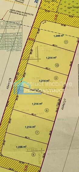 6 LOTURI DE TEREN | 85 EUR/MP | GIROC | PUZ APROBAT | OPORTUNITATE | - 3