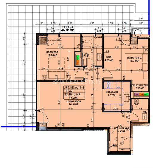 VANZARE 3 CAMERE // ONE FLOREASCA TOWERS // DIRECT DEZVOLTATOR - 2