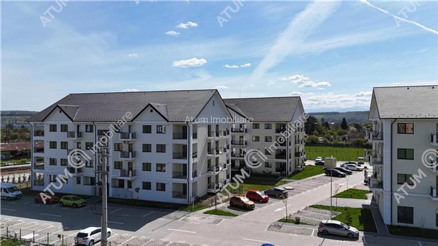 Garsoniera cu balcon si parcare de vanzare in Selimbar zona Brana - 16