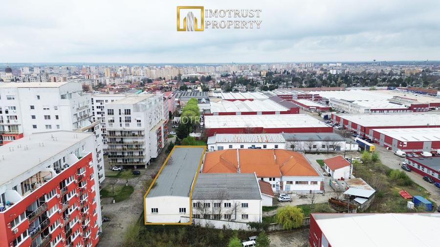 Hală industrială de închiriat 674 mp, 7 m înălțime – Arad centru - 7
