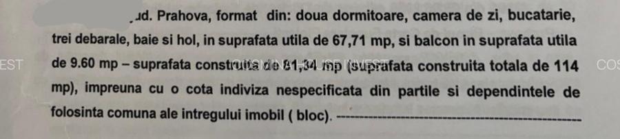 Se vinde apartament decmandat trei camere pret 75000 negociabil, - 2