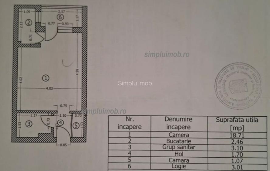 Metrou Costin Georgian mobilata renovata garsoniera - 1