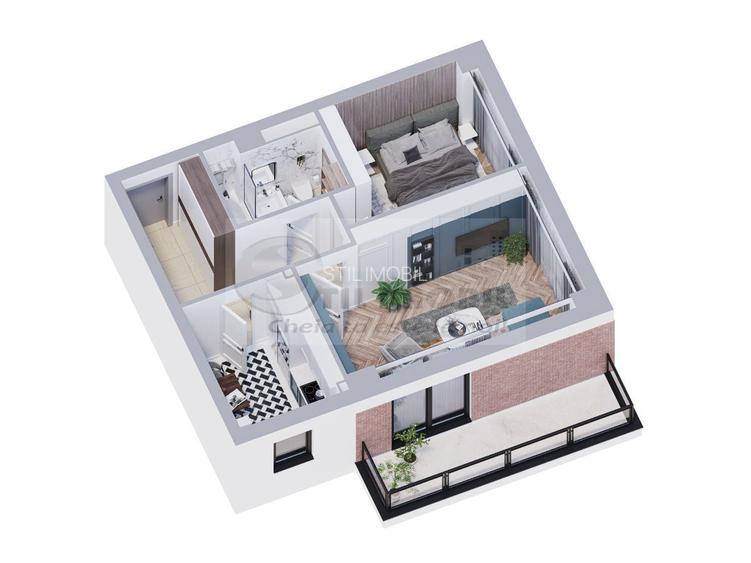 Apartament modern 2 camere, 55.44 mp COMISION 0% - 12