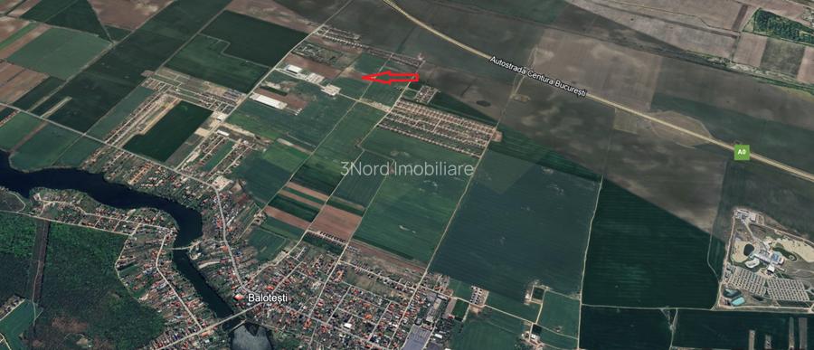 Teren intravilan, 12.200mp, Balotesti, oportunitate de investitie - 3