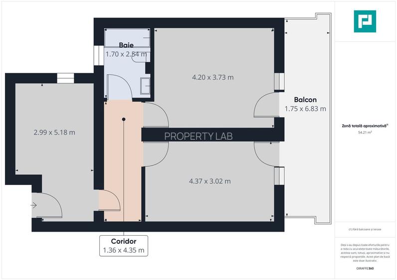 Apartament 2 camere decomandat cu bucătărie închisă în Giroc - 14