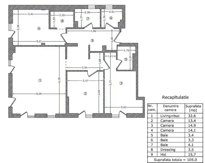 Apartament 4 camere cu gradina The Suburb Buftea - 13