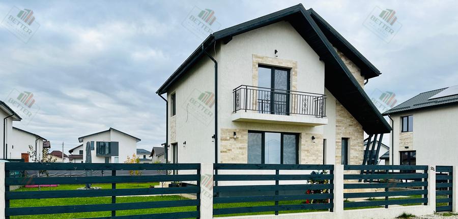 Casa modernă 4 camere de vânzare în Berceni, Ilfov – gata de mutare, Asfalt