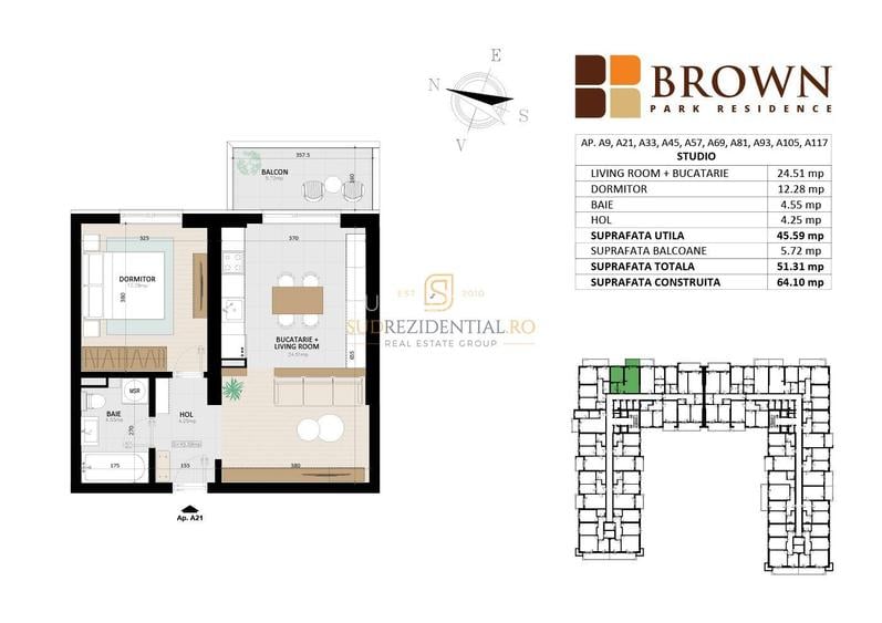 Apartament tip studio, 2 camere, generos si modern finisat, Sector 4 - 1