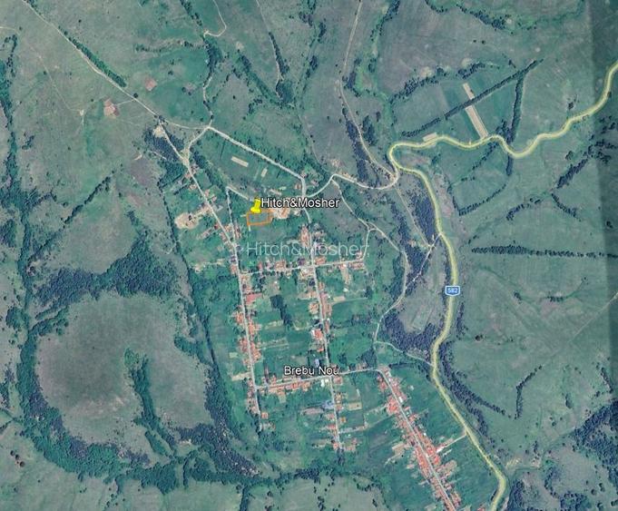 Teren intravilan 3.939 mp Brebu Nou–Trei Ape, la poalele Munților Semenic - 3