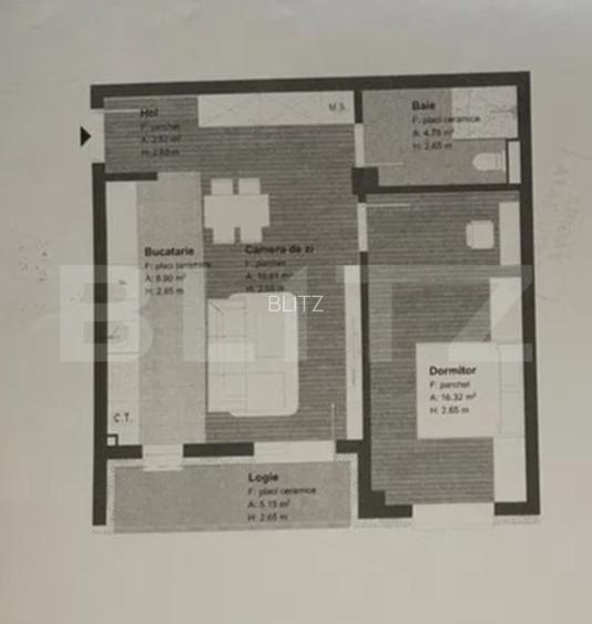 Apartament 2 camere, 56 mp, zona Somesului - 7