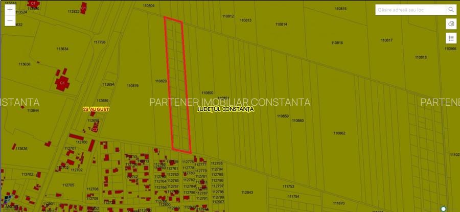 Teren in 23 AUGUST- 600 mp- pe partea cu mare - 3