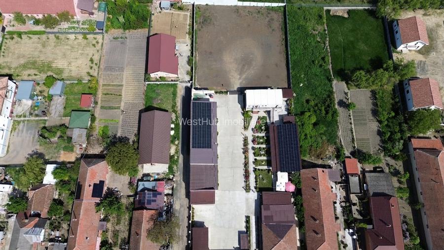 Casa+Spatii+Teren 3810 mp teren - Sacalaz-COMISION 0% - 10