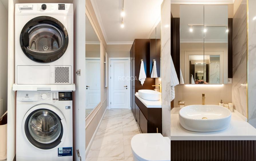 Apartament de 4 camere, 130 mp, 2 locuri de parcare, centrala, zona Baneasa - 9