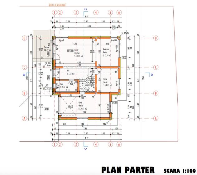 Casa individuala in constructie – Chinteni, zona Profi - 2