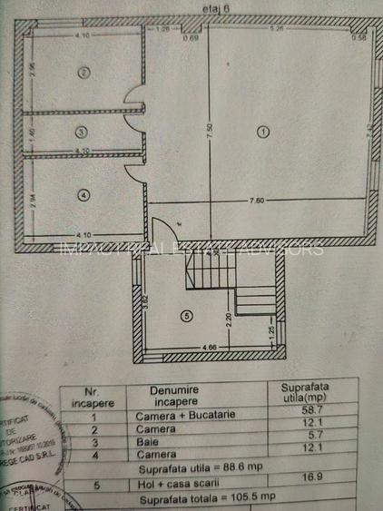 DE VÂNZARE APARTAMENT 3 CAMERE | TERASĂ 15 MP  | ZONA EMINESCU | DACIA - 1
