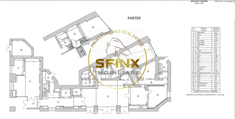 INCHIRIATA-Cladire S-P-5E+TERASA-UNIRII-2305mp-2 minute metrou UNIRII - 3