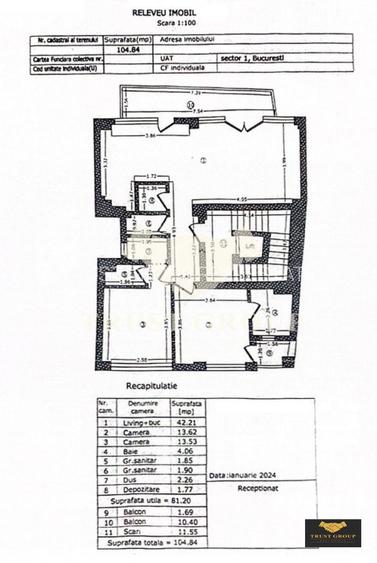 Apartament 3 camere Polona Dorobanti | Loc de parcare - 20