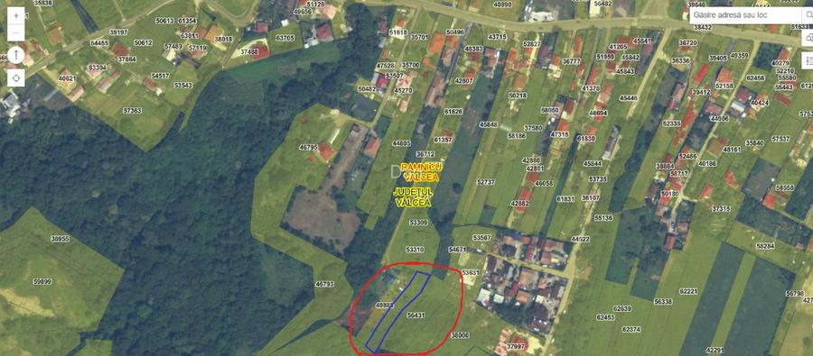Teren intravilan Rm. Valcea, str. Morilor 1.070 mp - 2