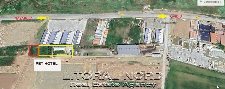 Exclusivitate-Ovidiu-Pet Hotel, 220 mp utili,teren intravilan 1.417mp,utilitati