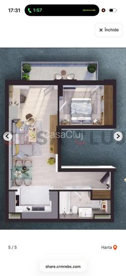 2 camere la cheie, imobil nou, parcare subterana! - 15