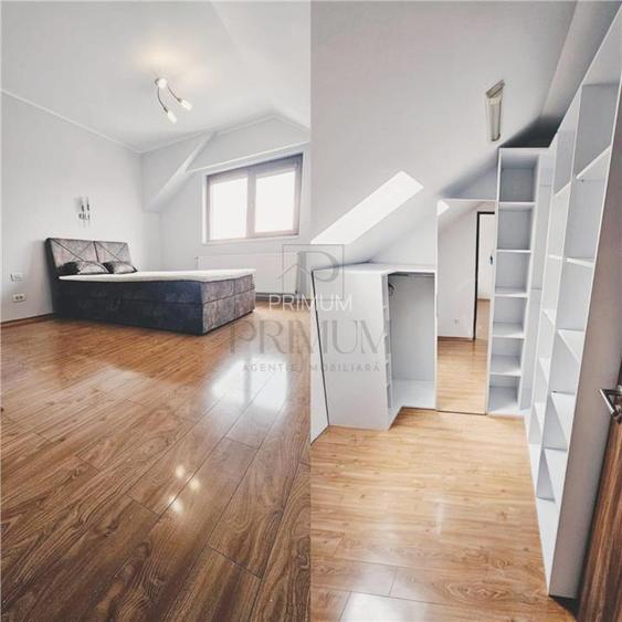 Duplex cu teren 522 mp - asfalt  - panouri si garaj - mobilat si utilat - 7