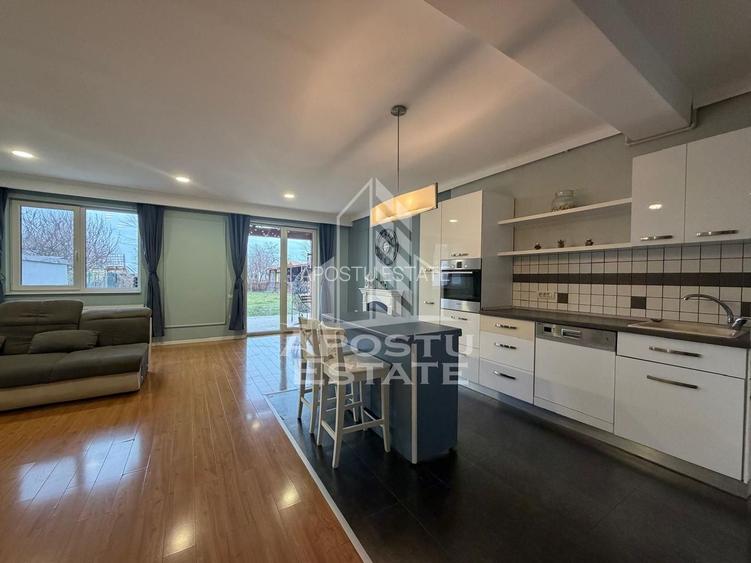 Duplex cu 4 camere, 3 bai, garaj, la asfalt,canalizare, Mosnita Noua - 3