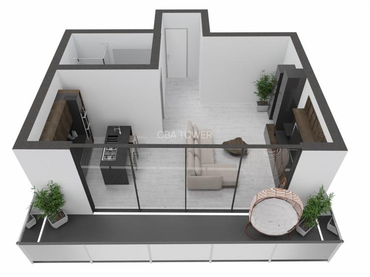 Apartament O.B.A TOWER- Studio - 8