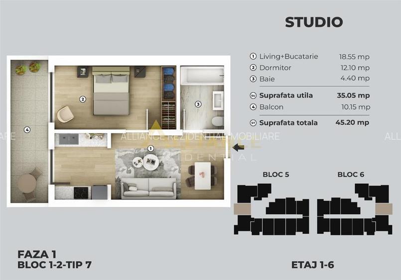 81 Residence - Studio | Acte gata | Metrou Berceni - 4