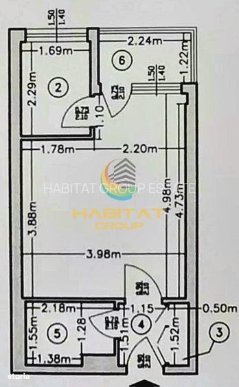 Garsonieră de vânzare – Bulevardul Turnu Măgurele, sector 4 - 5