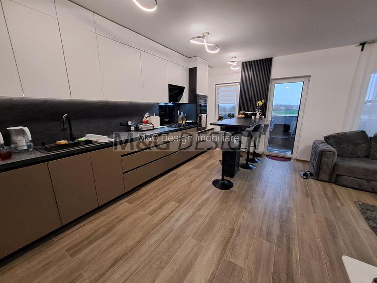 3 camere  bloc nou, 80 mp utili , balcon de 20 m - 6