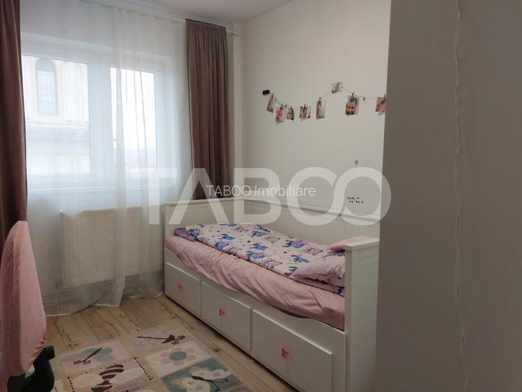 Apartament renovat 66 mp 3 camere 2 bai balcon pivnita Cisnadie - 18