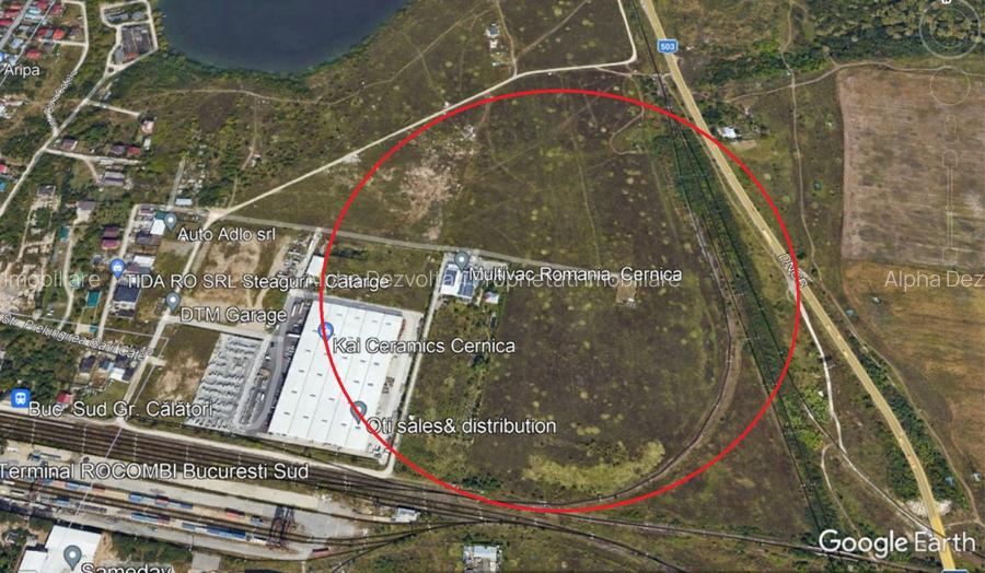 Pelungirea Garii Catelu, Cernica 13.000 mp - 2