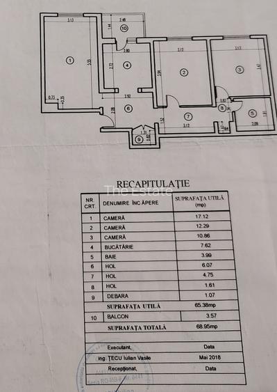 Apartament 3 camere de vânzare - Liviu Rebreanu - 1