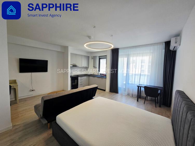 Garsonieră de închiriat Residence 5 Pipera, prima închiriere, mobilat și utilat - 6